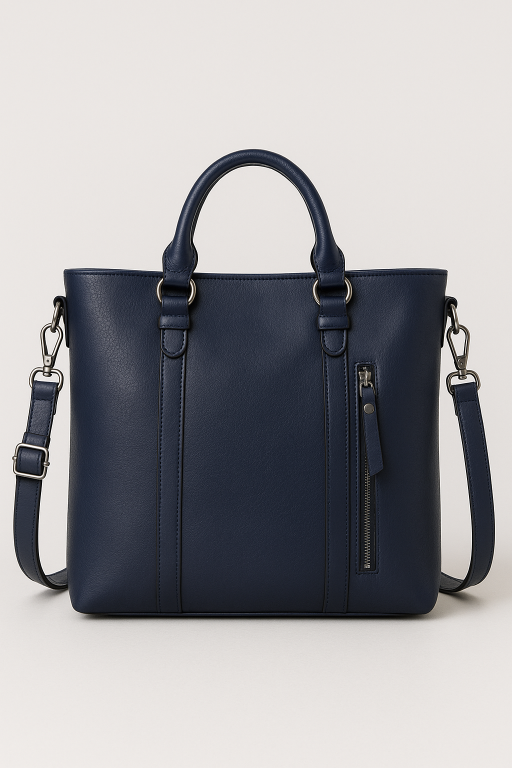 Hunter | Women's Handbag Black Medium Genuine Leather