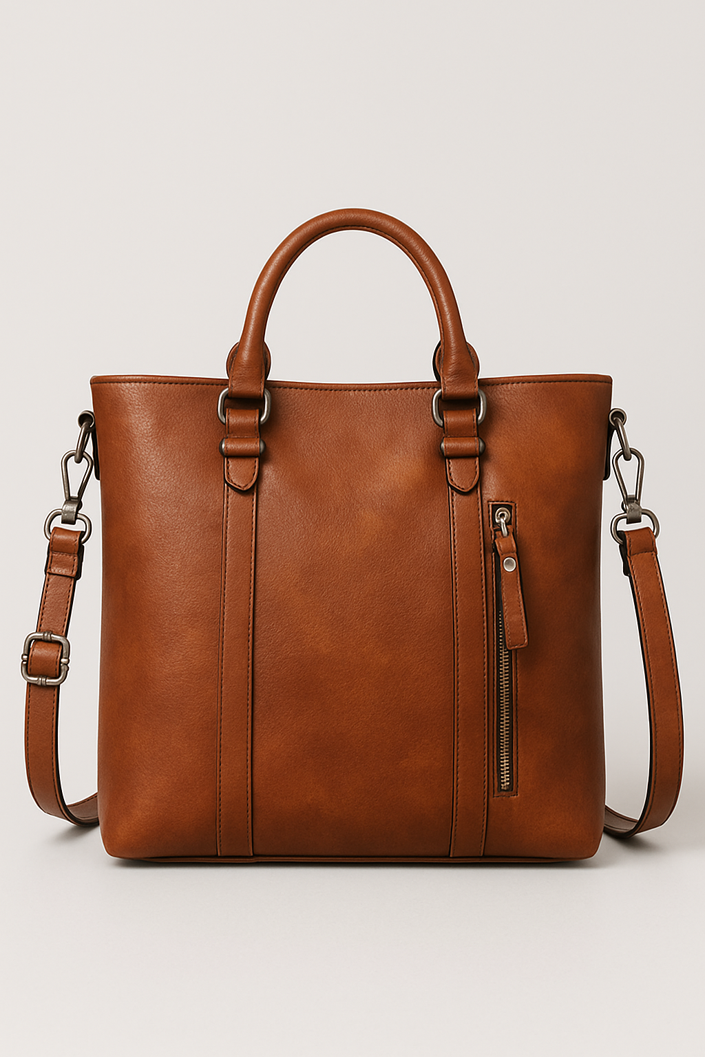 Hunter | Women's Handbag Black Medium Genuine Leather
