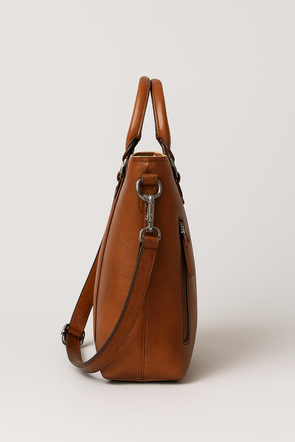 Hunter | Women's Handbag Black Medium Genuine Leather