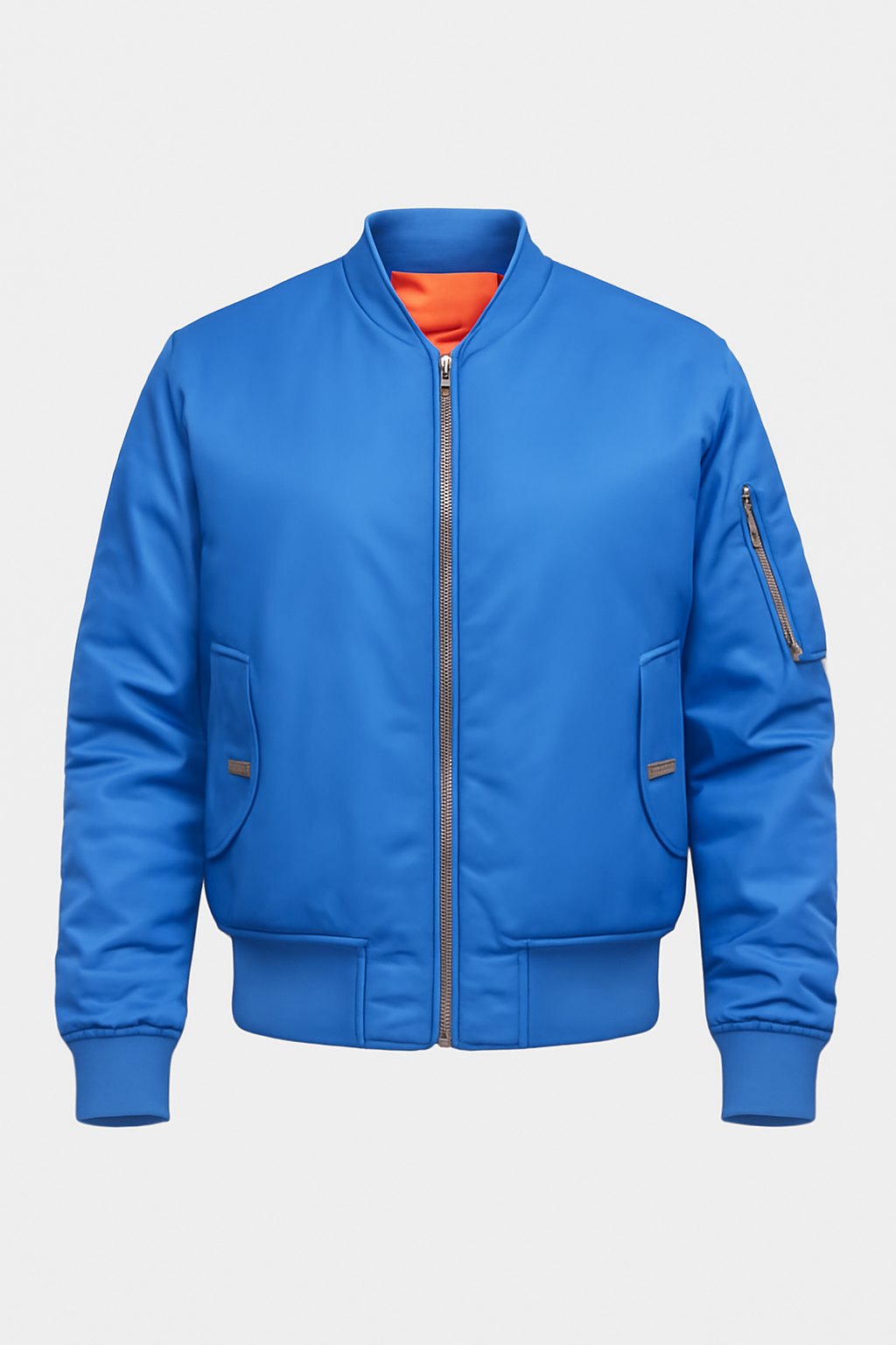Elijah | Classic Bomber Jacket with Utility Zipper Detail