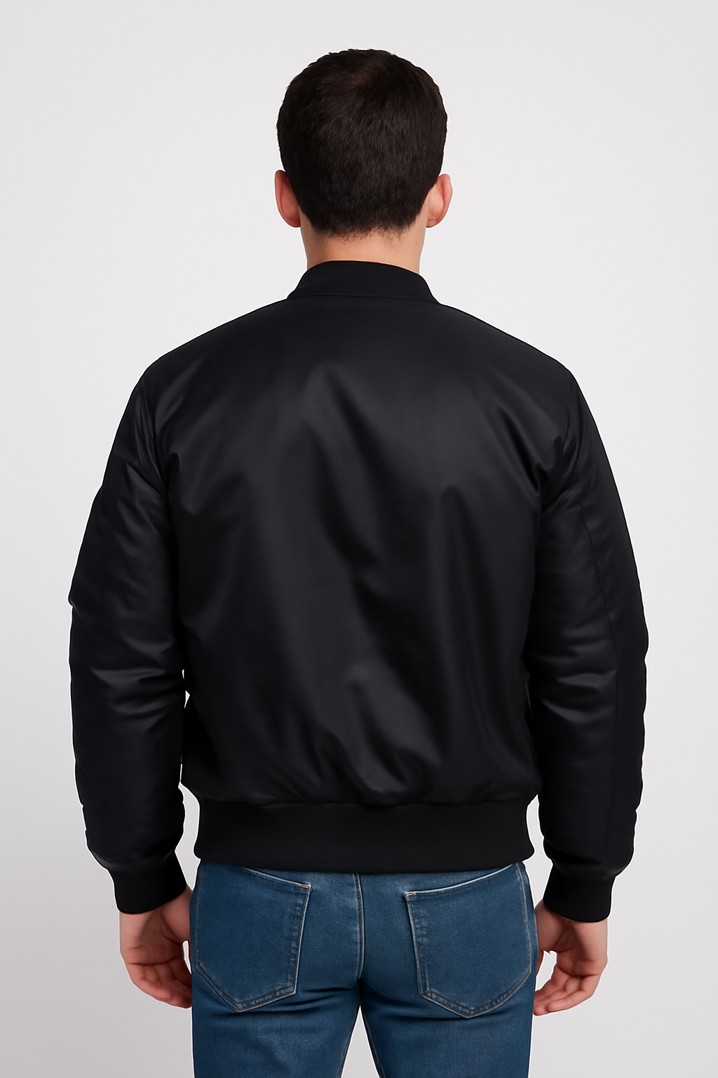 Elijah | Classic Bomber Jacket with Utility Zipper Detail