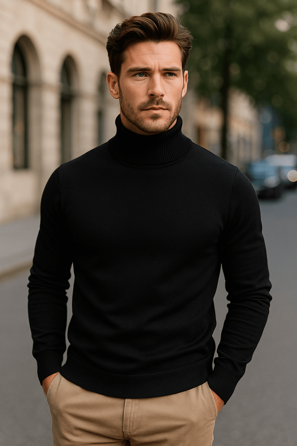 Xavier | Timeless Men's Turtleneck Sweater