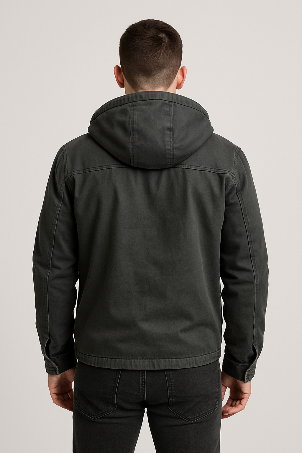 Luca | Stylish Fleece-Lined Hooded Jacket