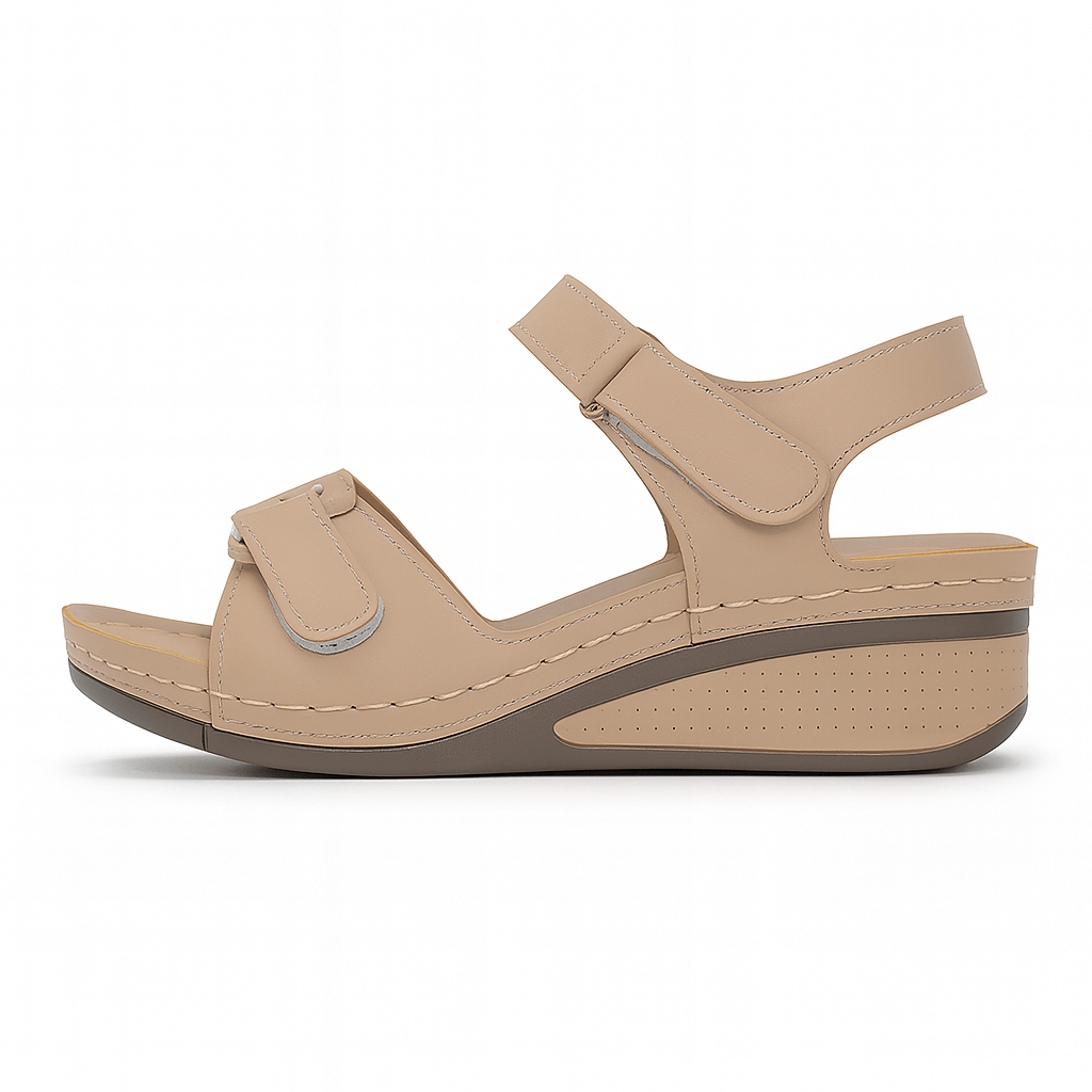 Selene – Comfortable Adjustable Wedge Sandals