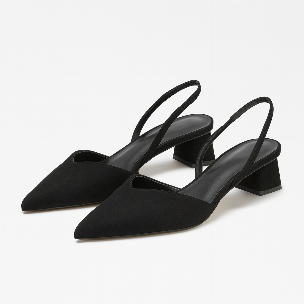 Clara | Closed-Toe Low Heel Sandals