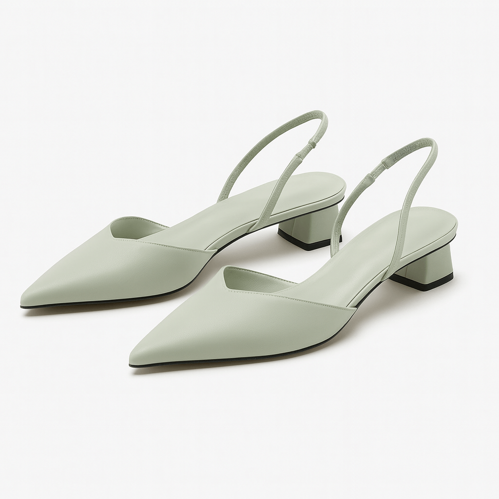 Clara | Closed-Toe Low Heel Sandals