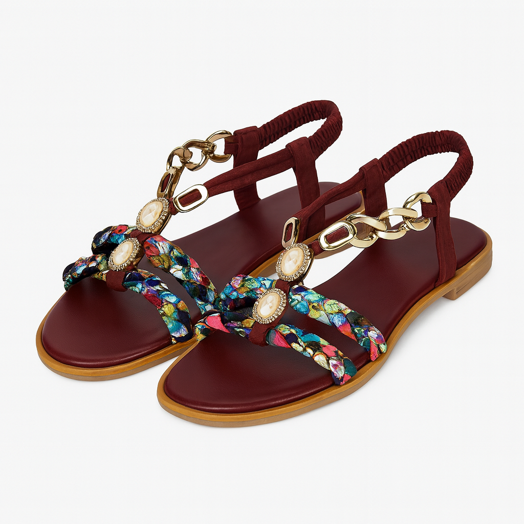 Marielle | Slingback Sandals with Pearl Detailing