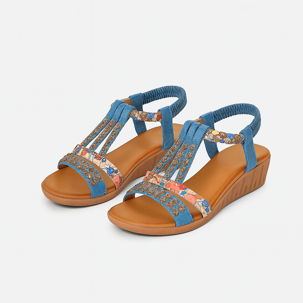 Elise | Crystal Embellished Sandals