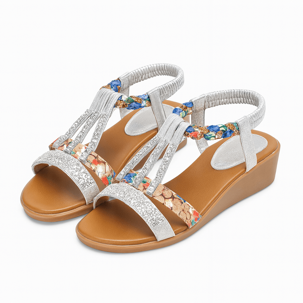 Elise | Crystal Embellished Sandals