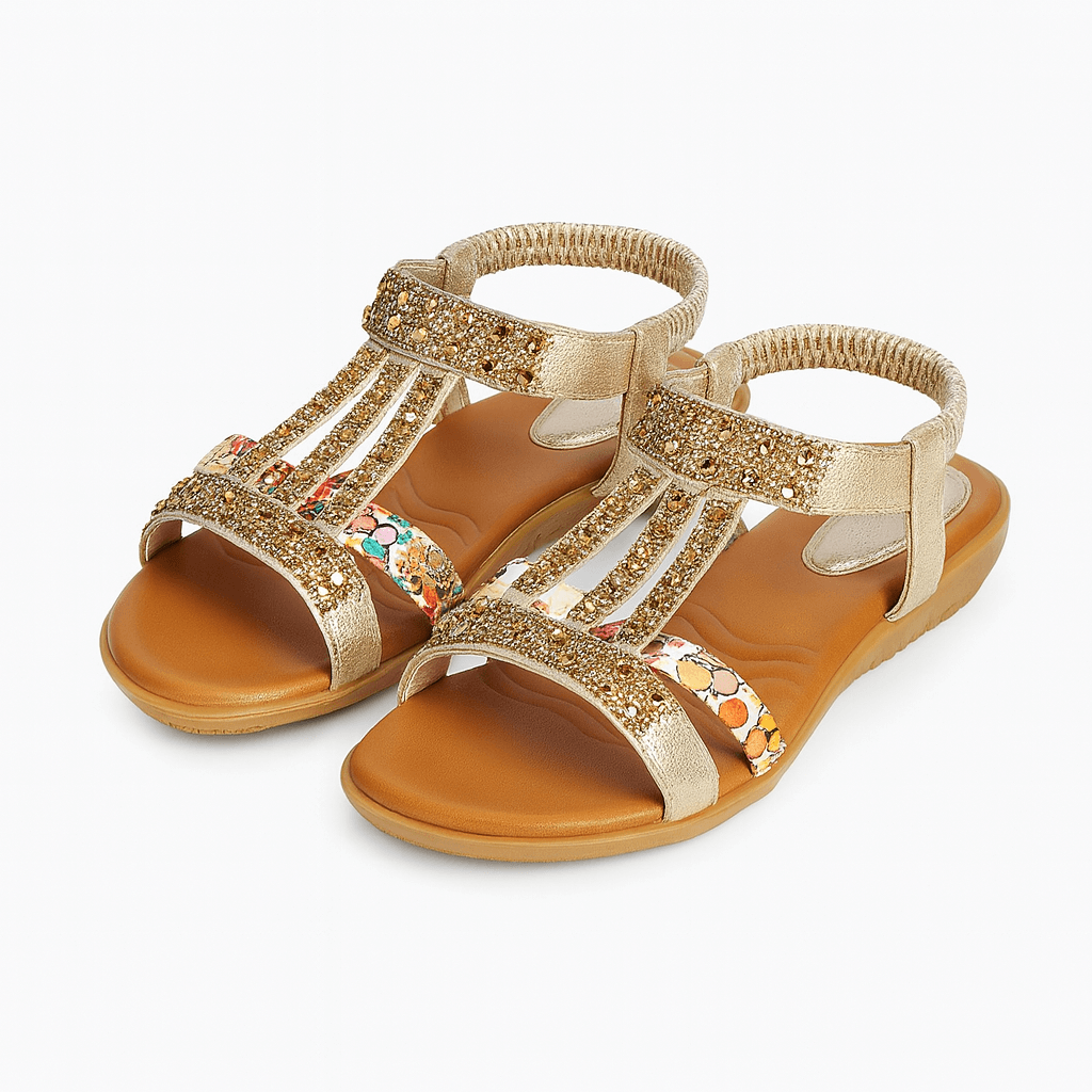 Elise | Crystal Embellished Sandals