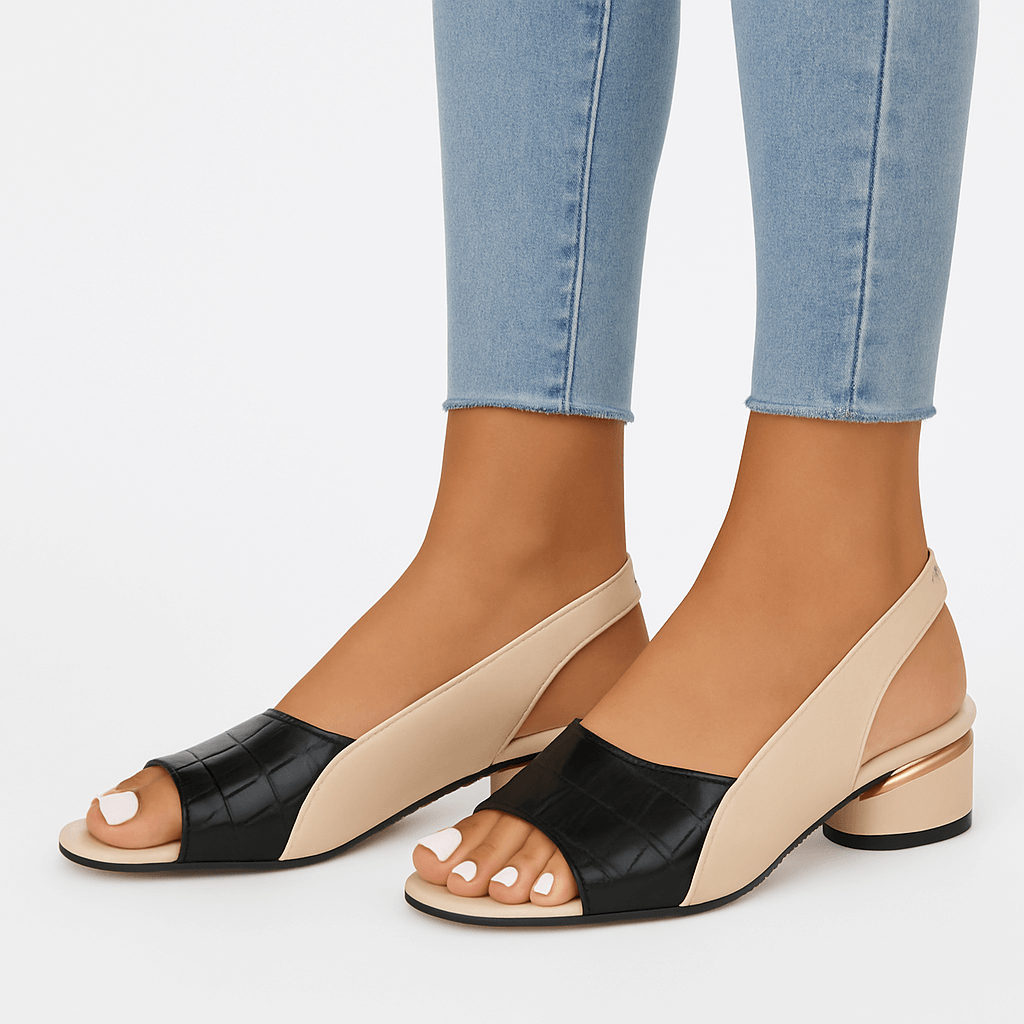 Celeste | Low Slingback Sandals