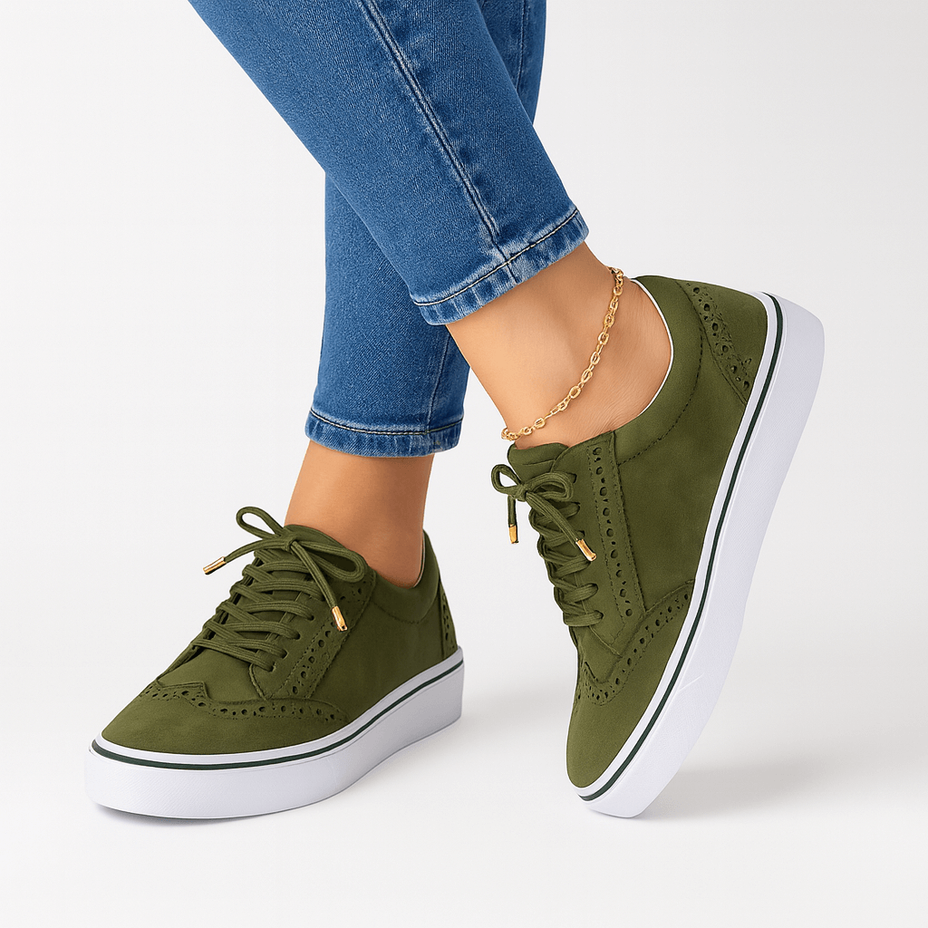 Nerise – Lace-Up Platform Casual Sneakers