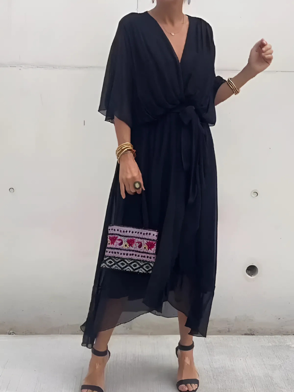 Variant image for Women's Midi Dress Black Size M Polyester-1