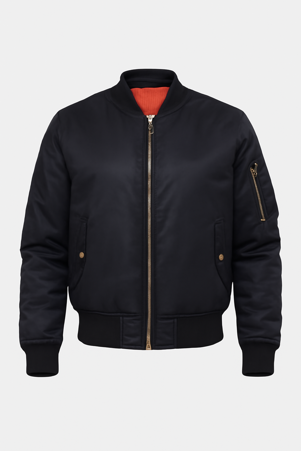 Elijah | Classic Bomber Jacket with Utility Zipper Detail