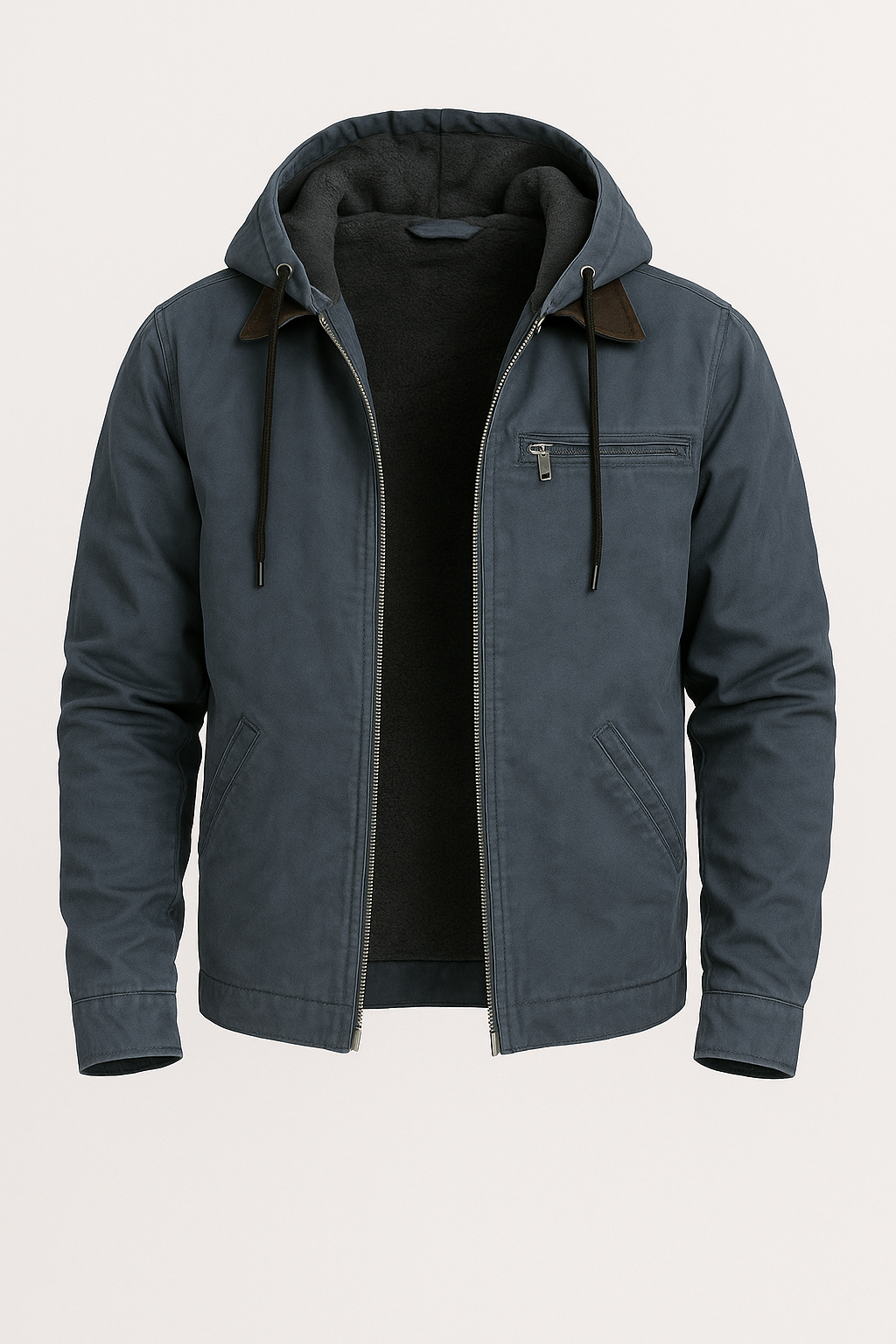 Luca | Stylish Fleece-Lined Hooded Jacket