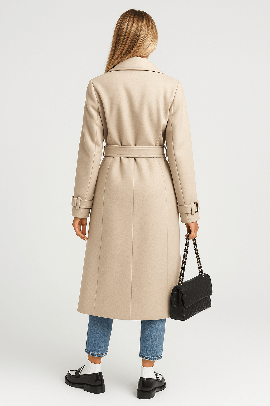 Harper | Women Timeless Double-Breasted Wool Coat