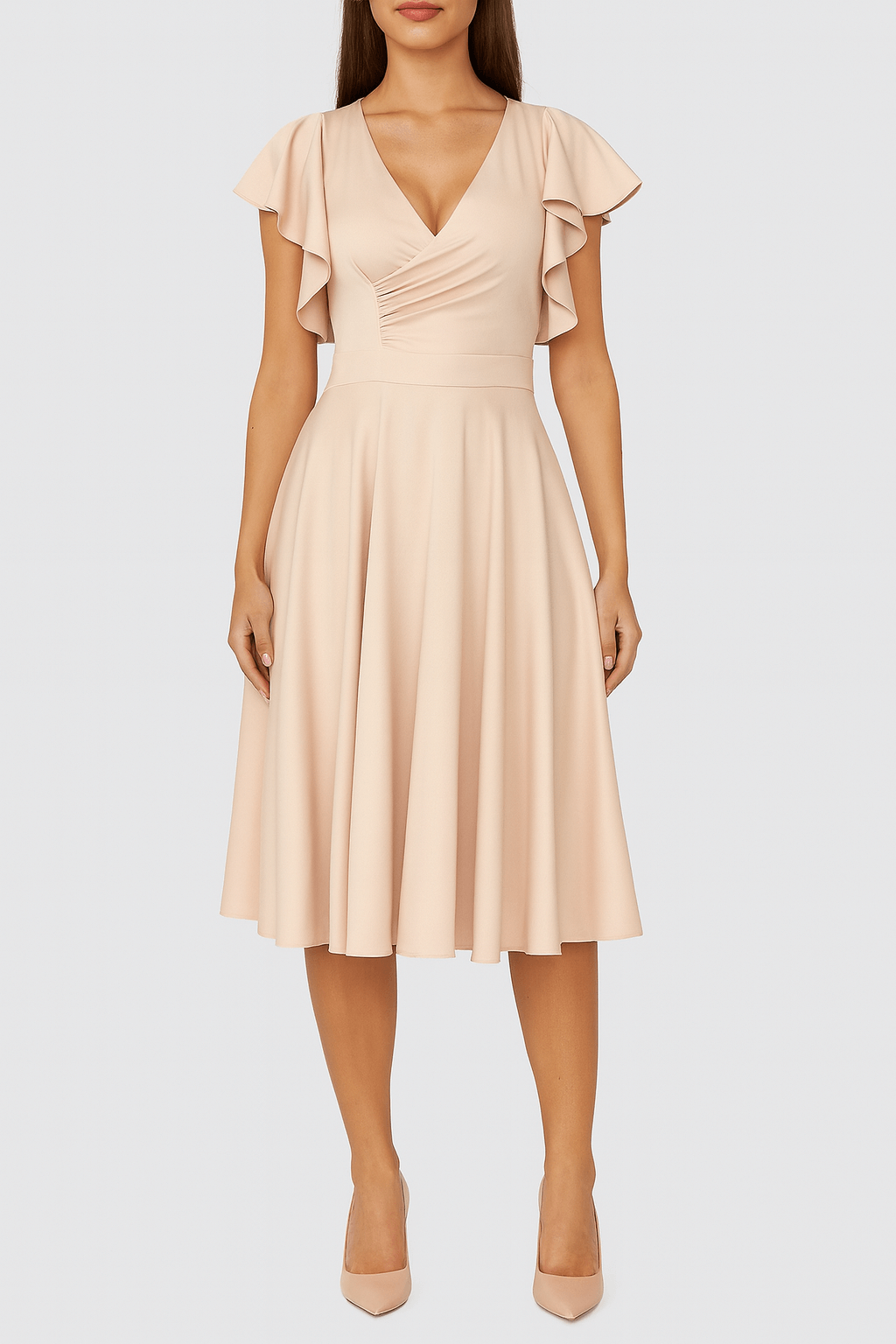 Hallie | Elegant Midi Dress