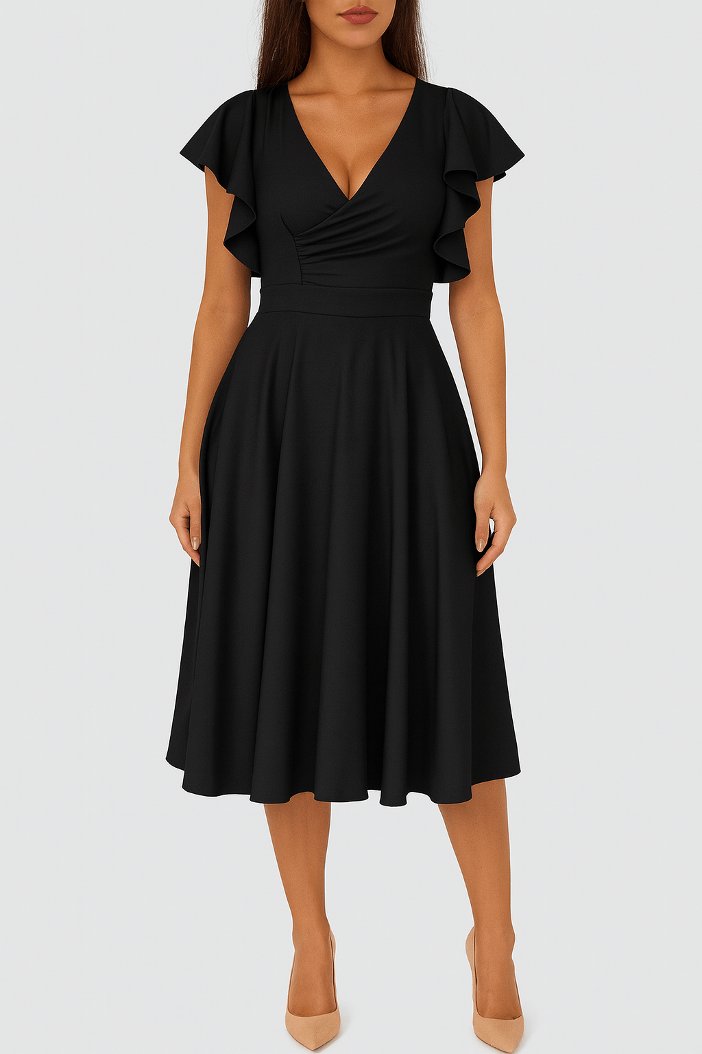 Hallie | Elegant Midi Dress
