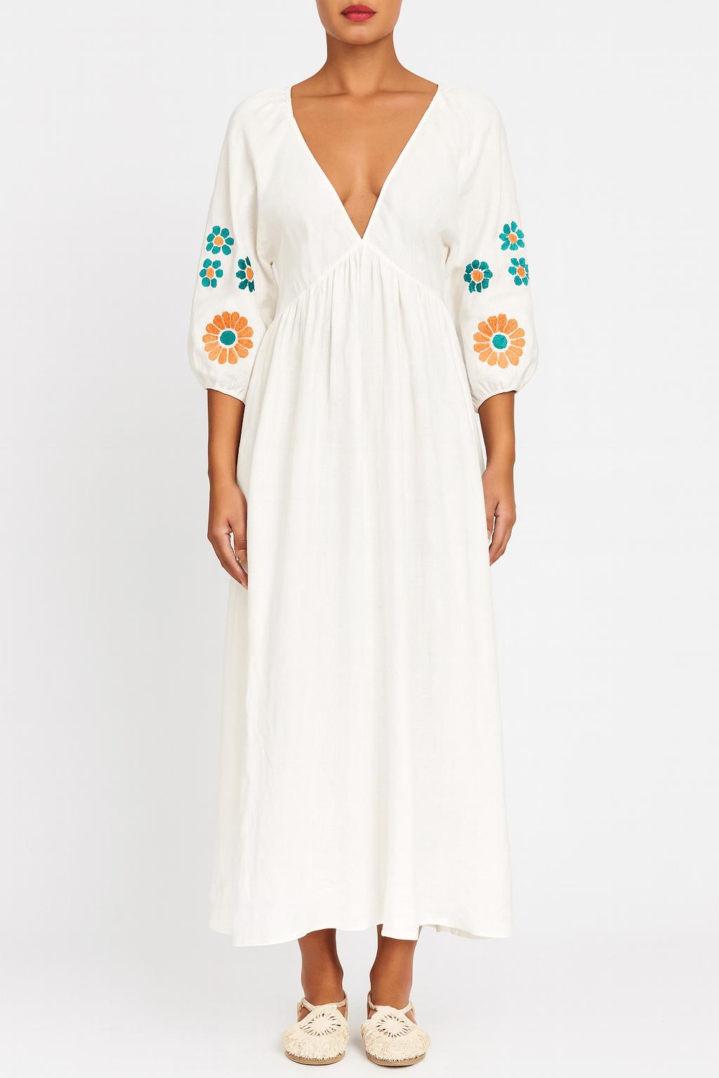 Billie | Boho Linen Dress