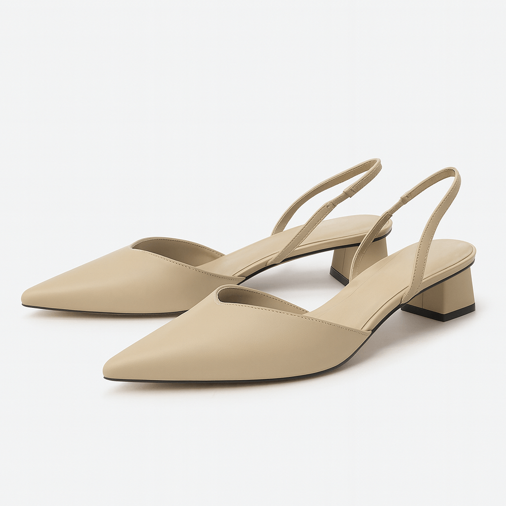 Clara | Closed-Toe Low Heel Sandals