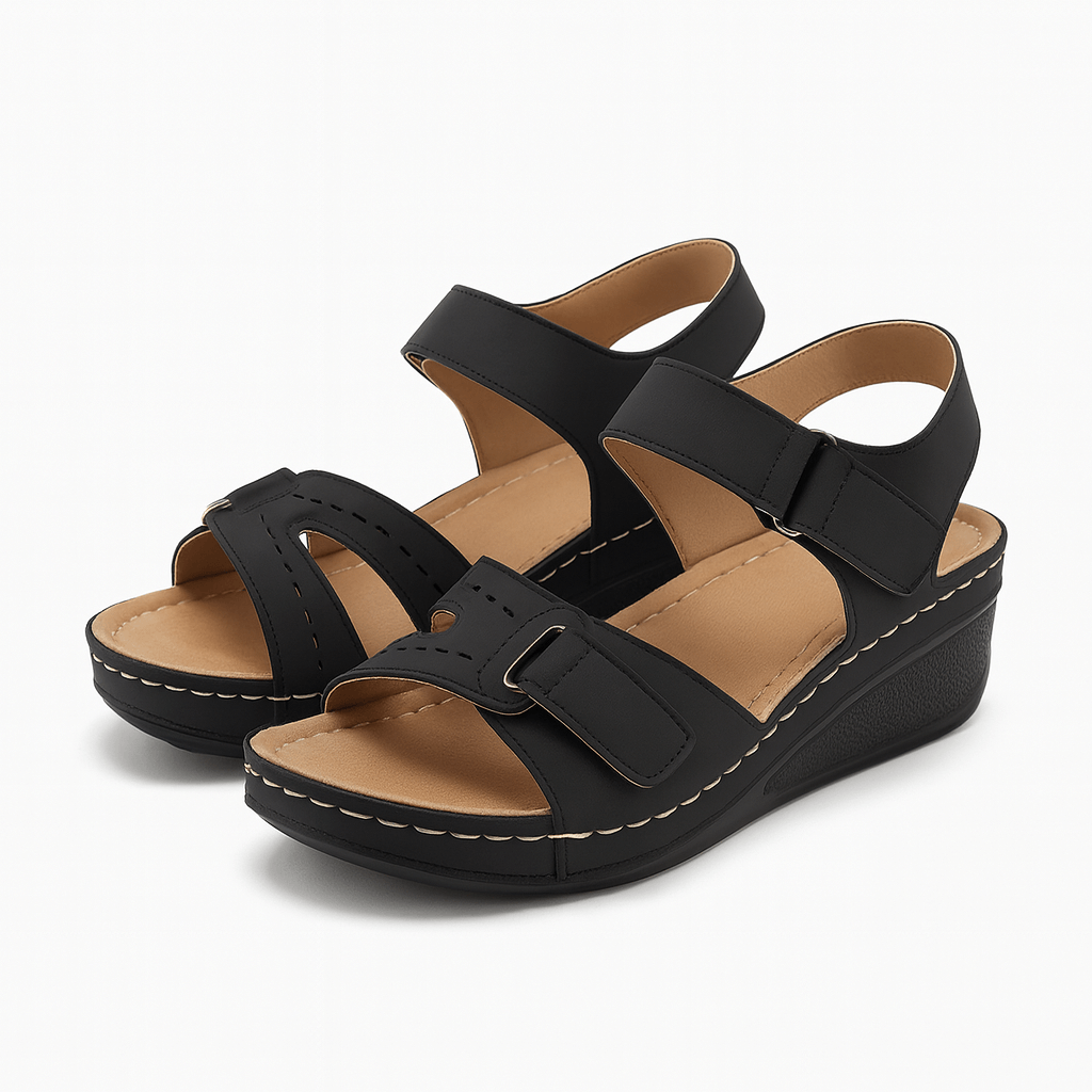 Serena | Platform Buckle Sandals