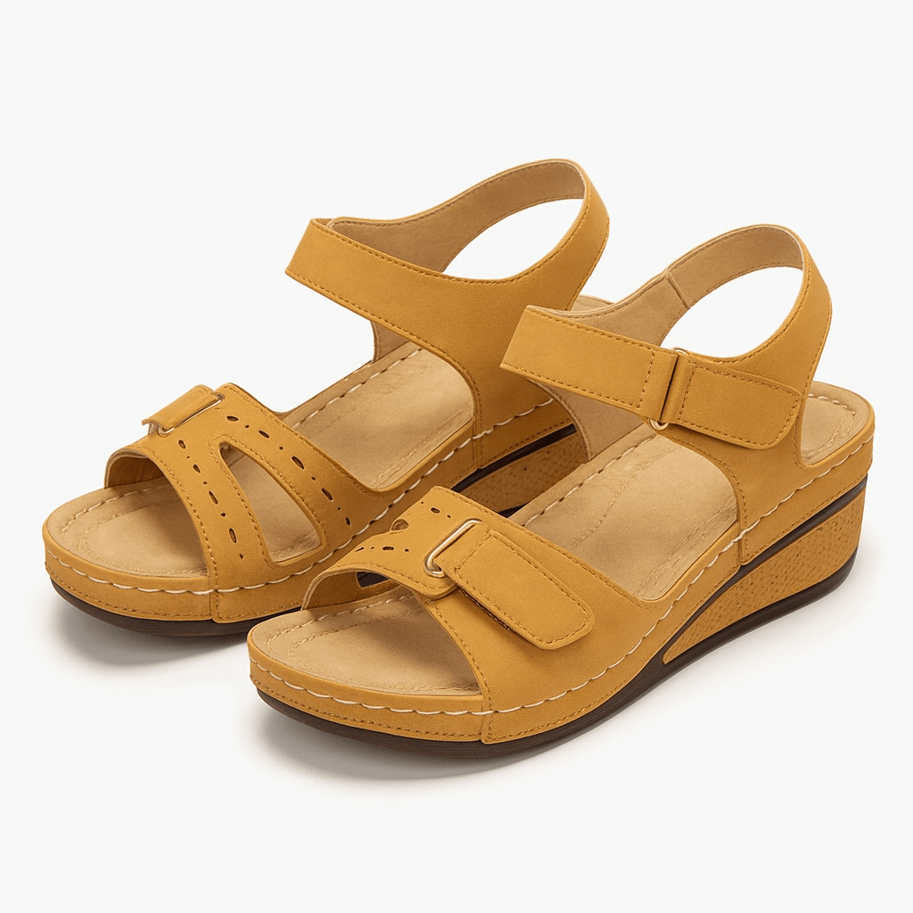 Serena | Platform Buckle Sandals