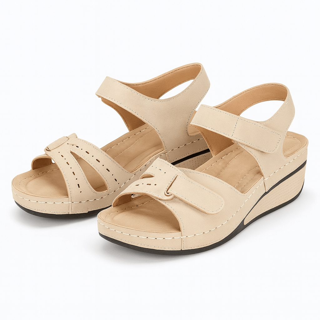 Serena | Platform Buckle Sandals