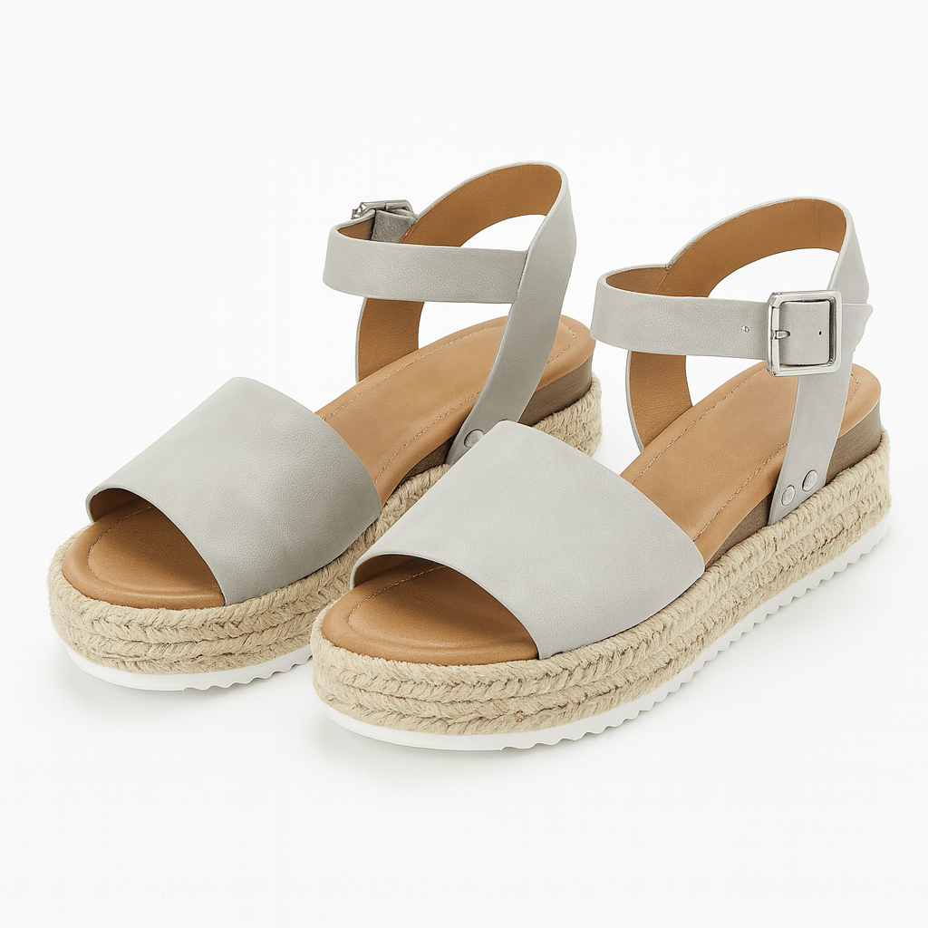 Alina | Open-Toe Wedge Platform Sandals