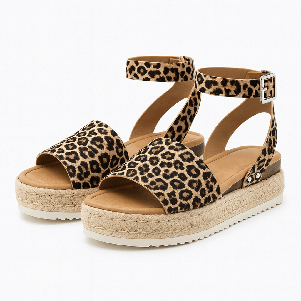 Alina | Open-Toe Wedge Platform Sandals