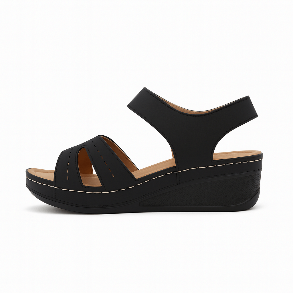 Serena | Platform Buckle Sandals