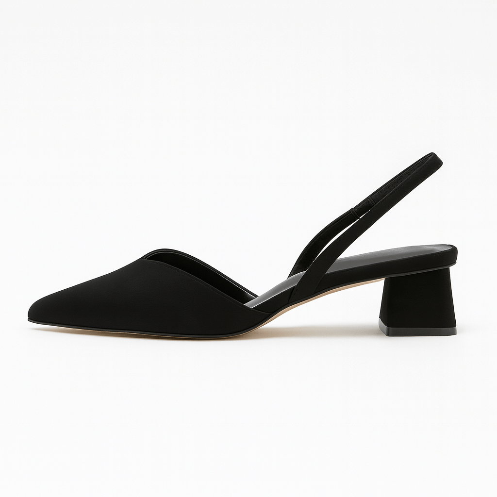 Clara | Closed-Toe Low Heel Sandals