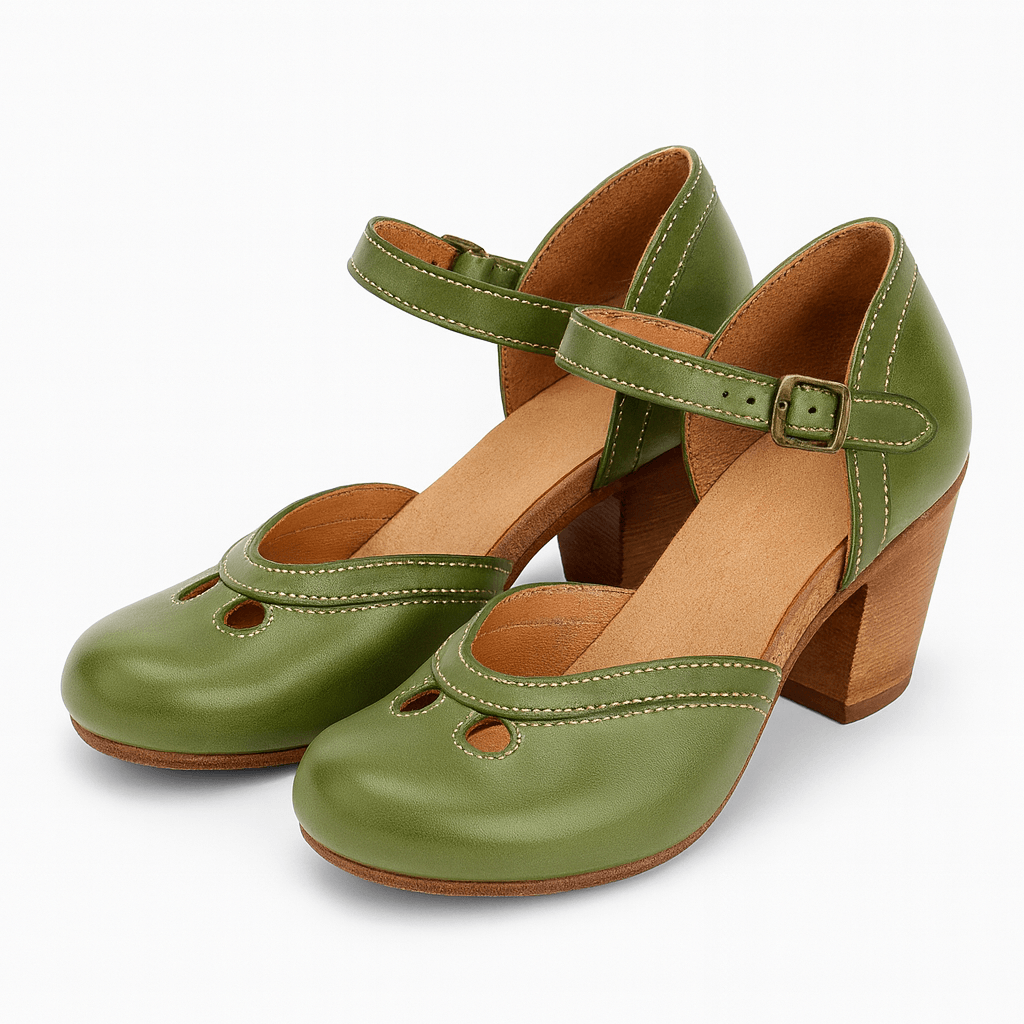 Elena | Elegant Vintage Closed-Toe Shoes