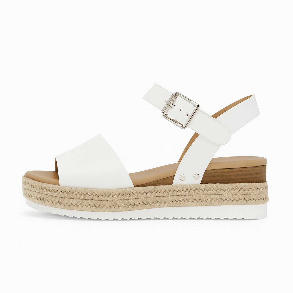 Alina | Open-Toe Wedge Platform Sandals