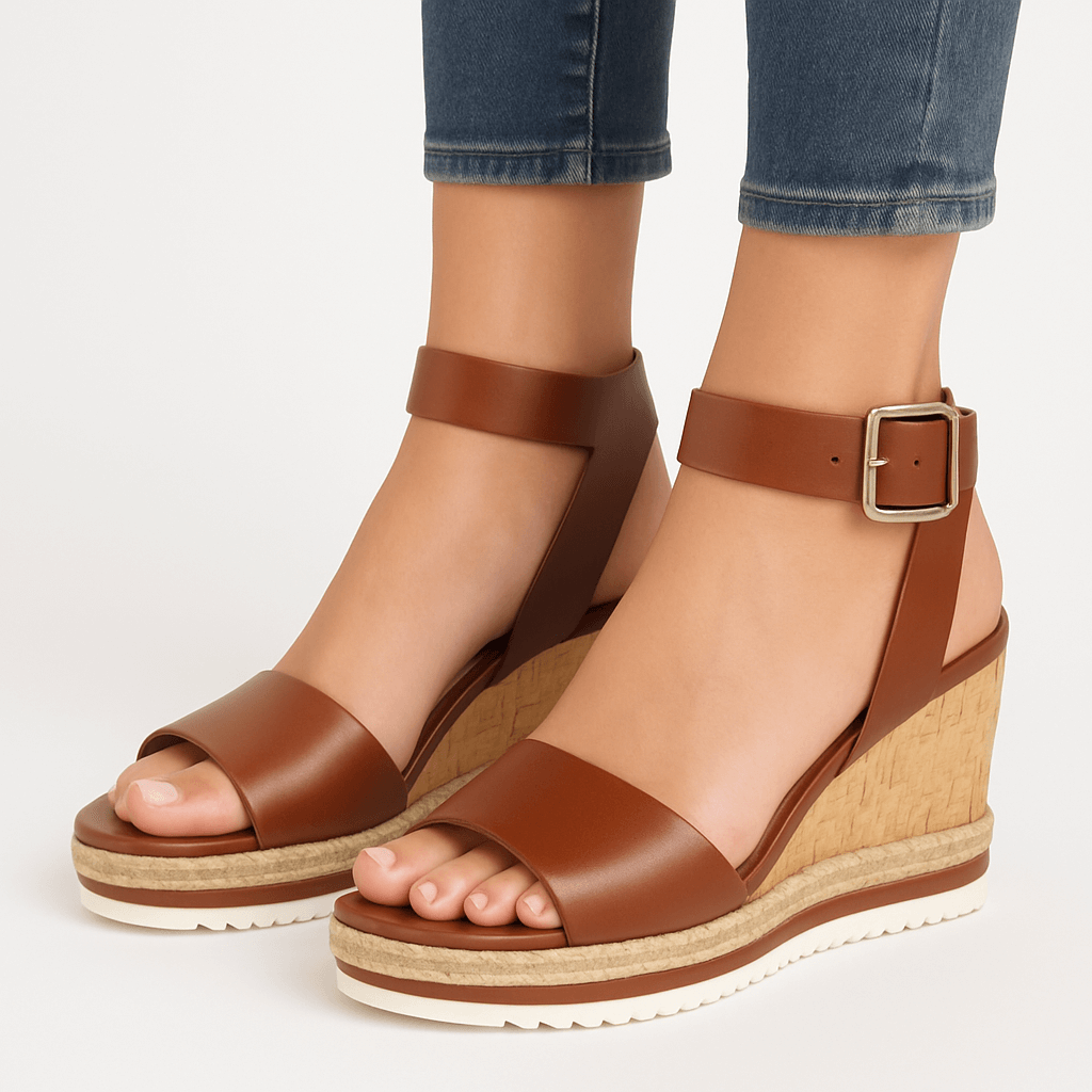 Alina | Adjustable Wedge Sandals