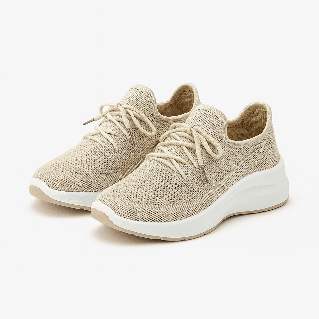Elena | White Slip-On Sneakers