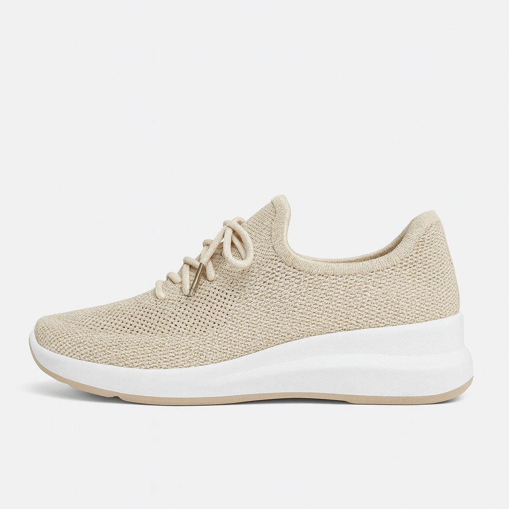 Elena | White Slip-On Sneakers