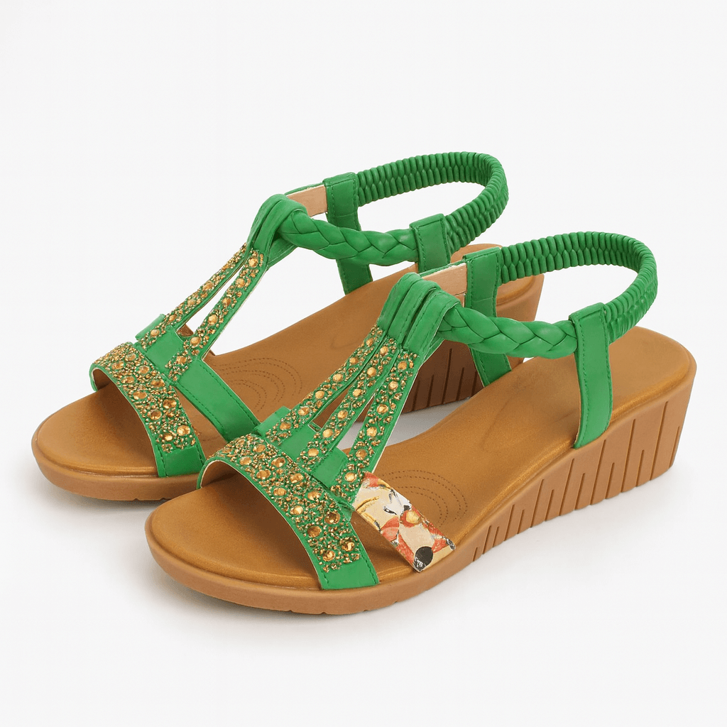 Elise | Crystal Embellished Sandals