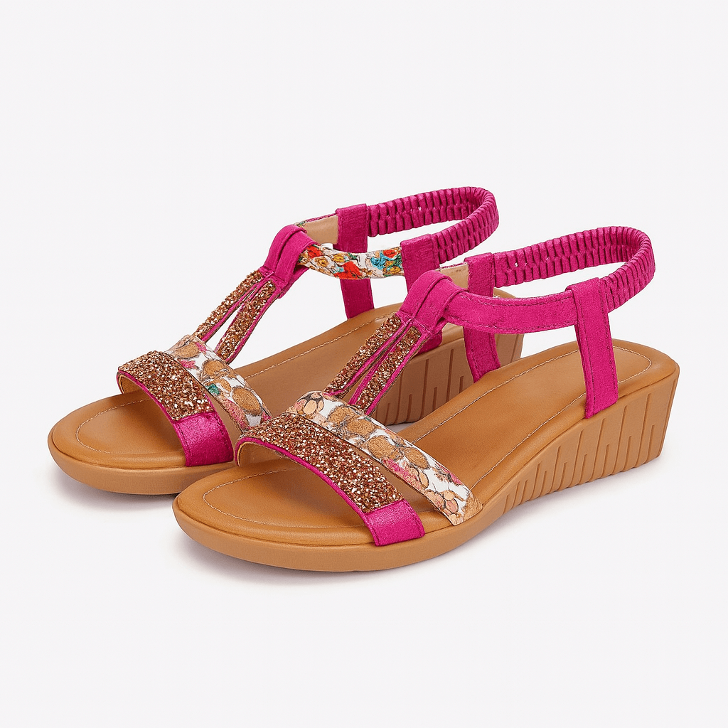 Elise | Crystal Embellished Sandals