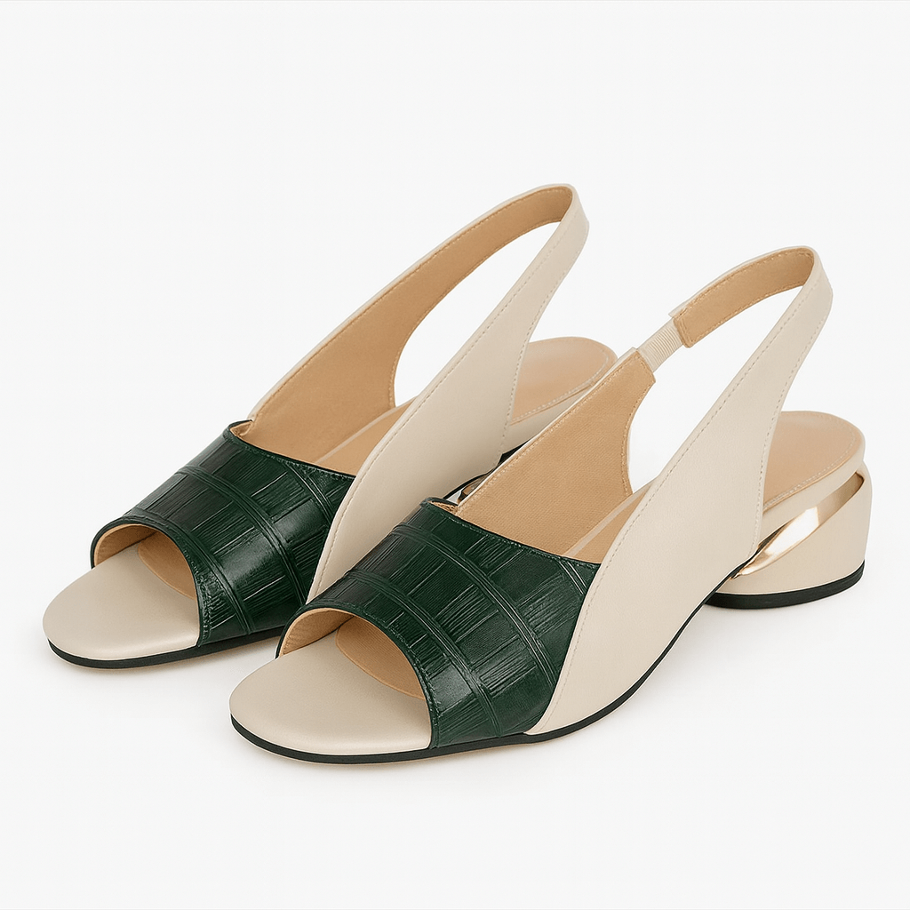 Celeste | Low Slingback Sandals