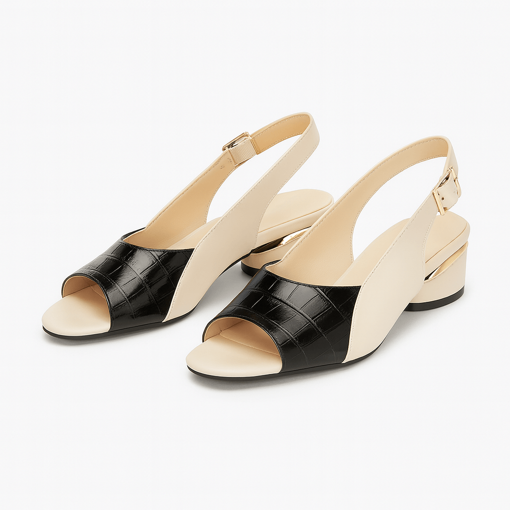 Celeste | Low Slingback Sandals