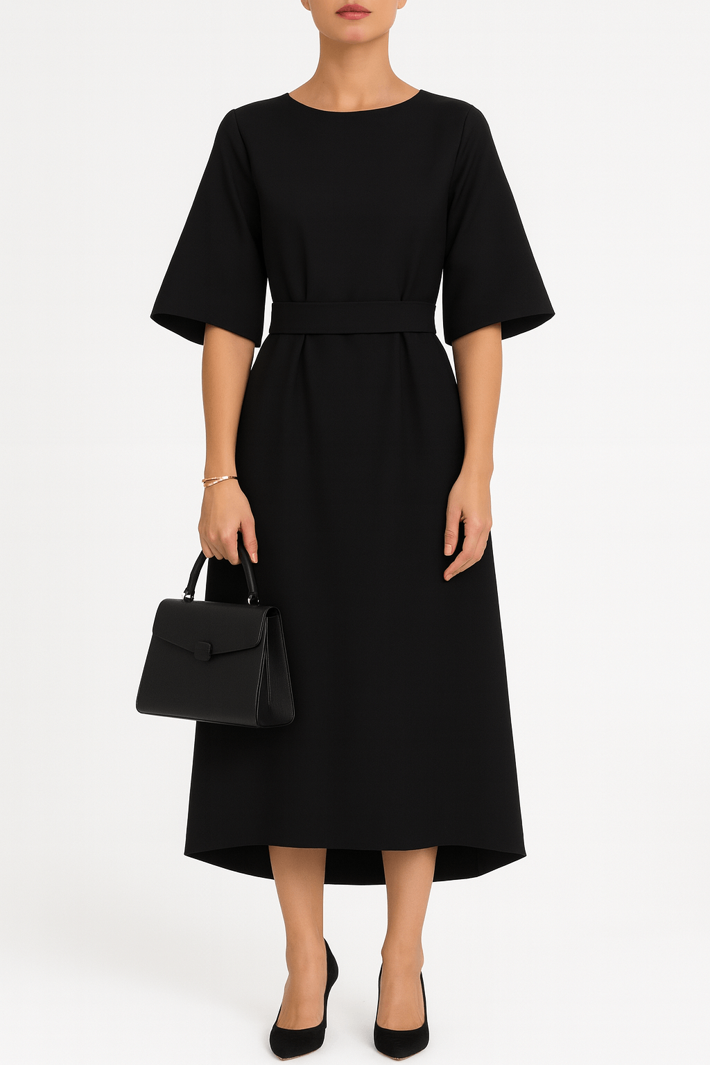 Clara | Balloon Sleeve Dress
