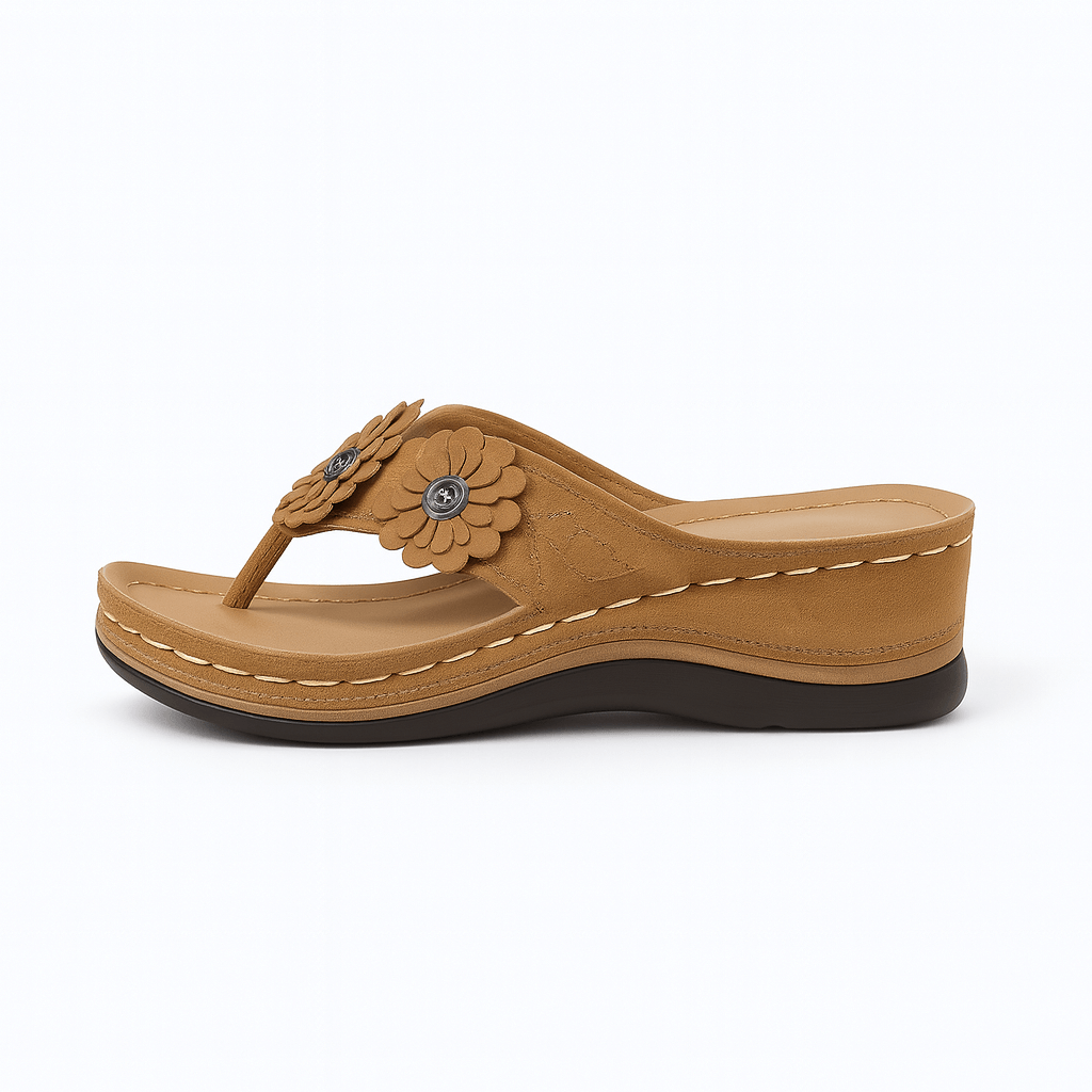 Iris | Wedge Toe-Post Sandals