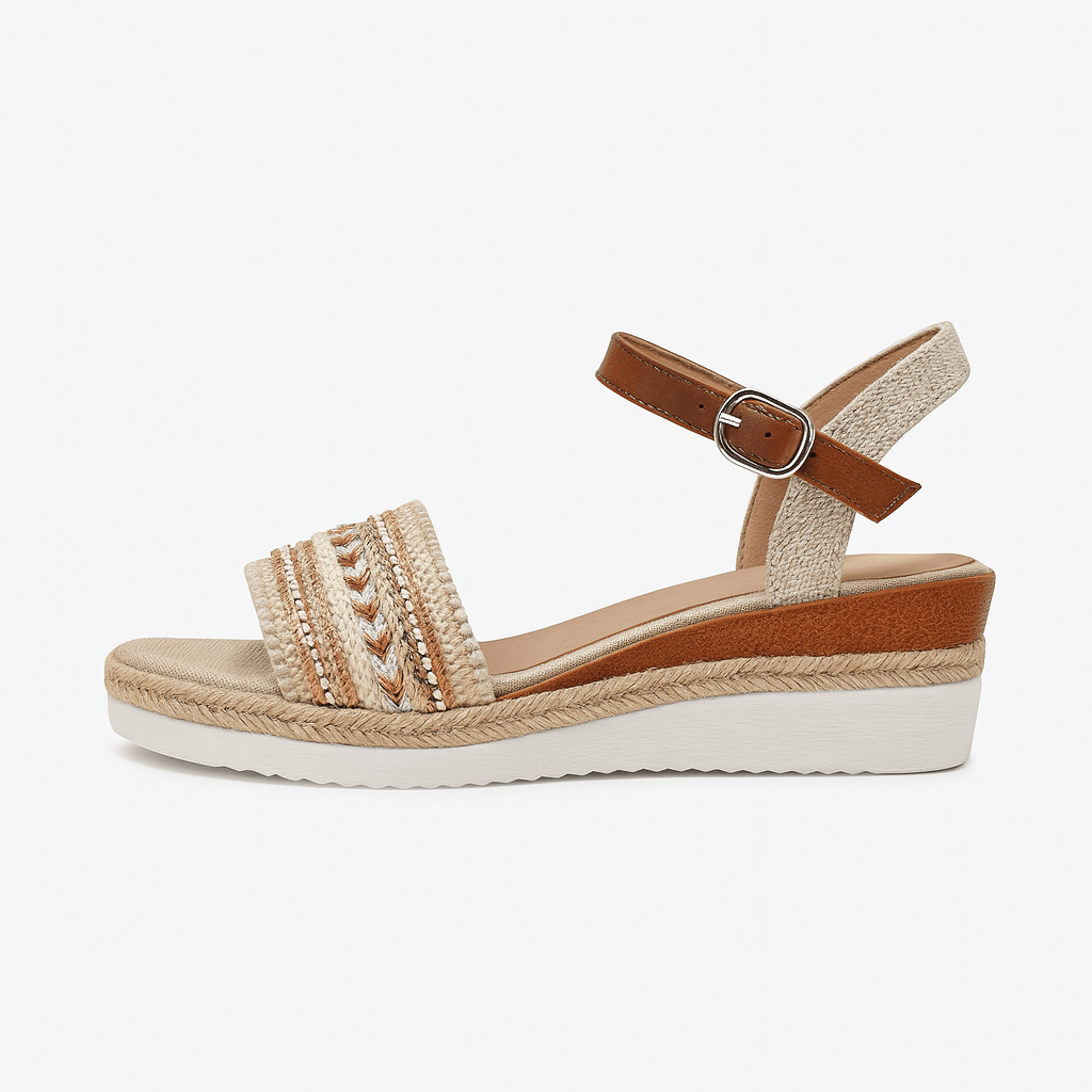 Evie | Boho Wedge Sandals