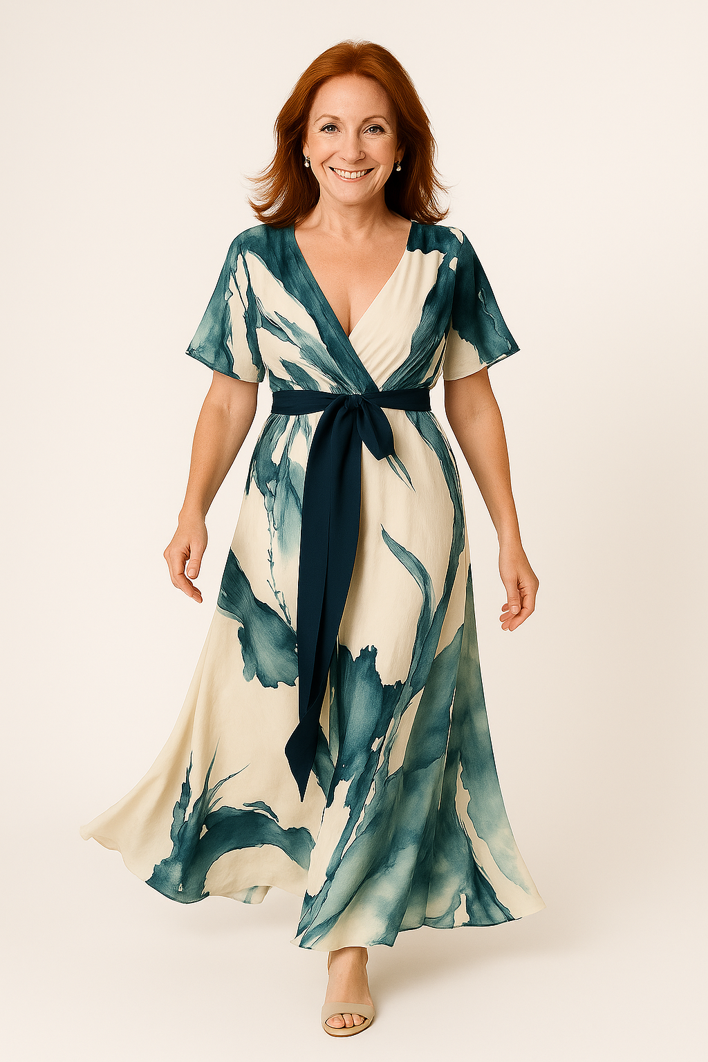 Arwen | Tie-Waist Wrap Maxi Dress