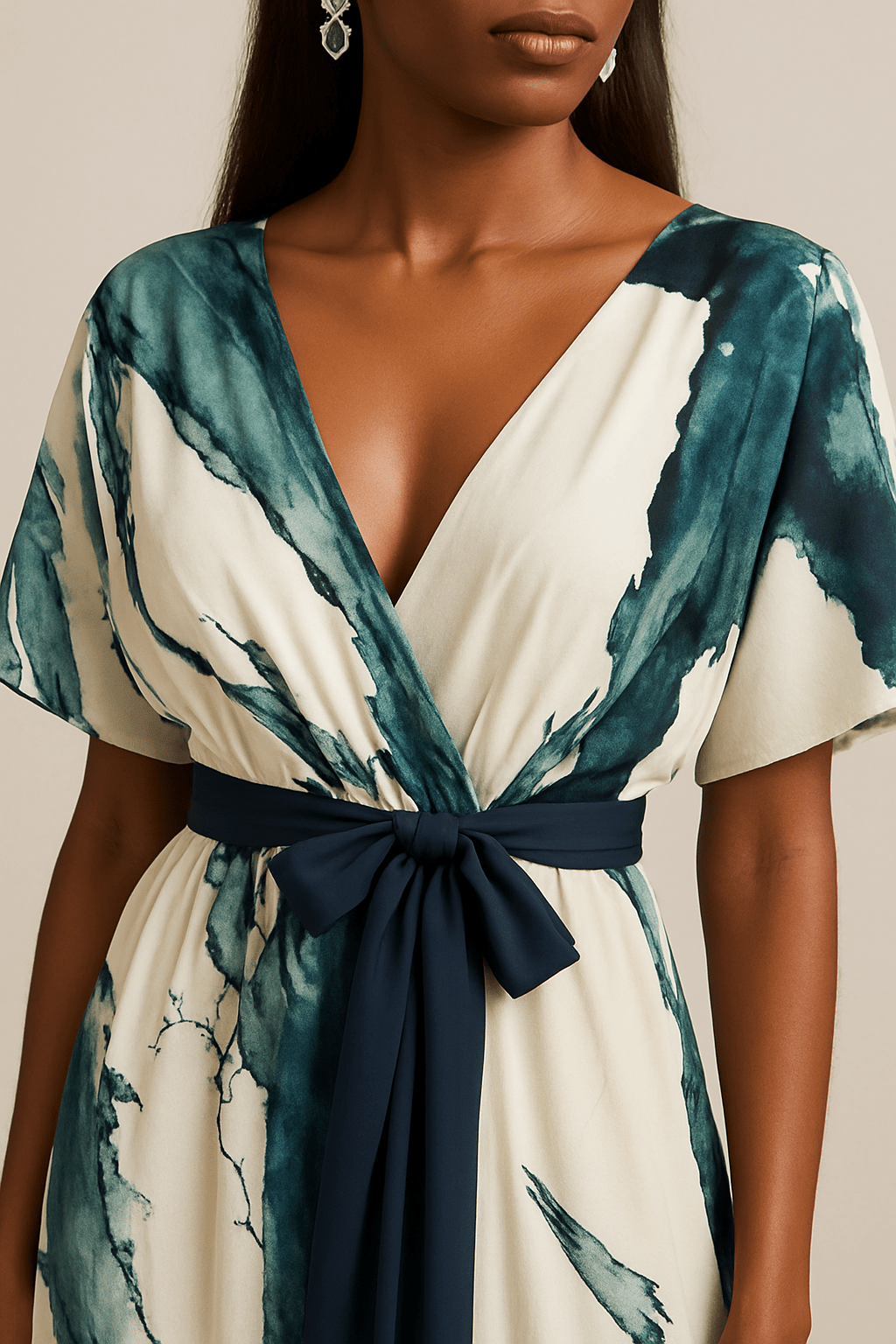 Arwen | Tie-Waist Wrap Maxi Dress