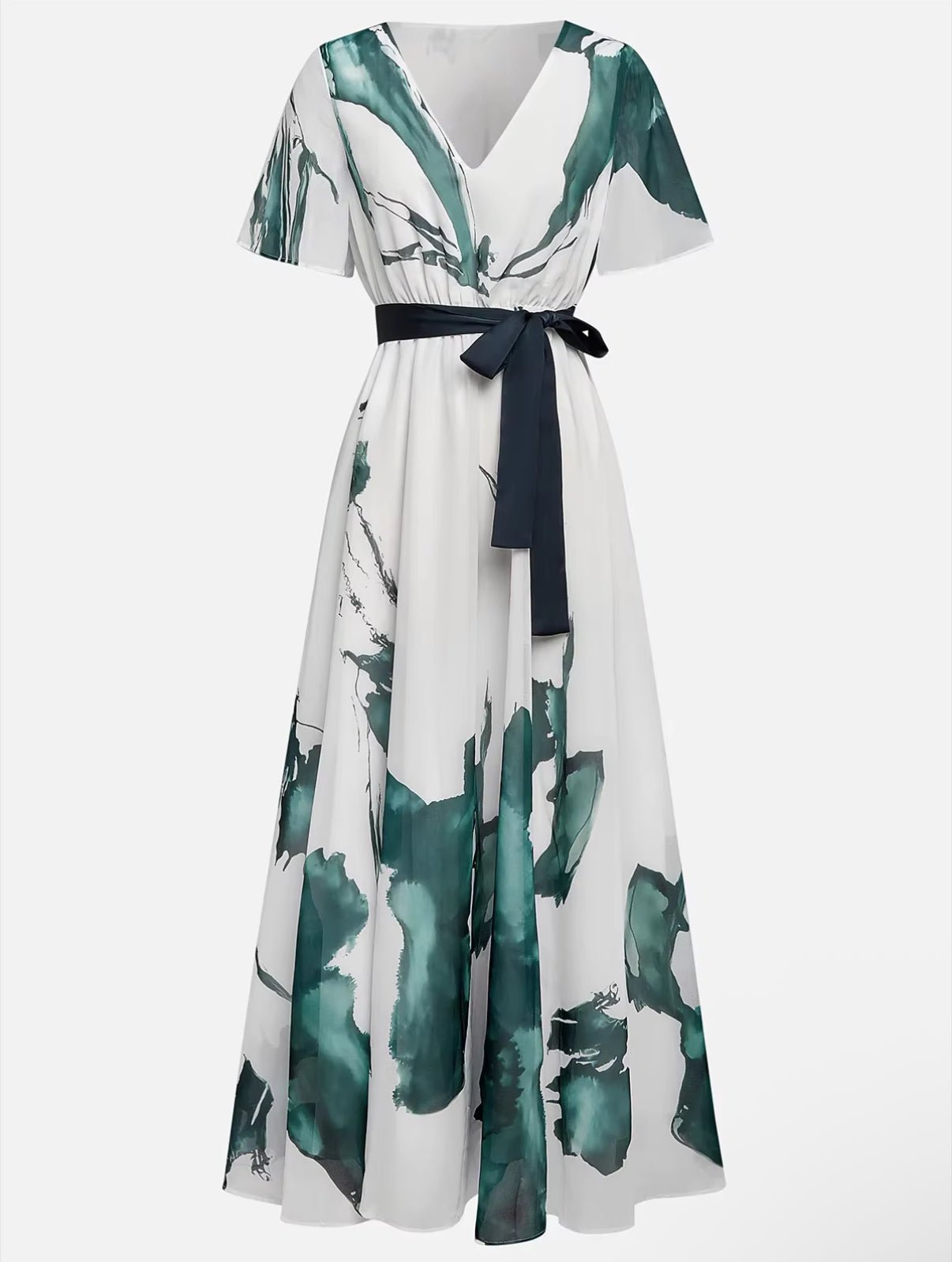 Arwen | Tie-Waist Wrap Maxi Dress